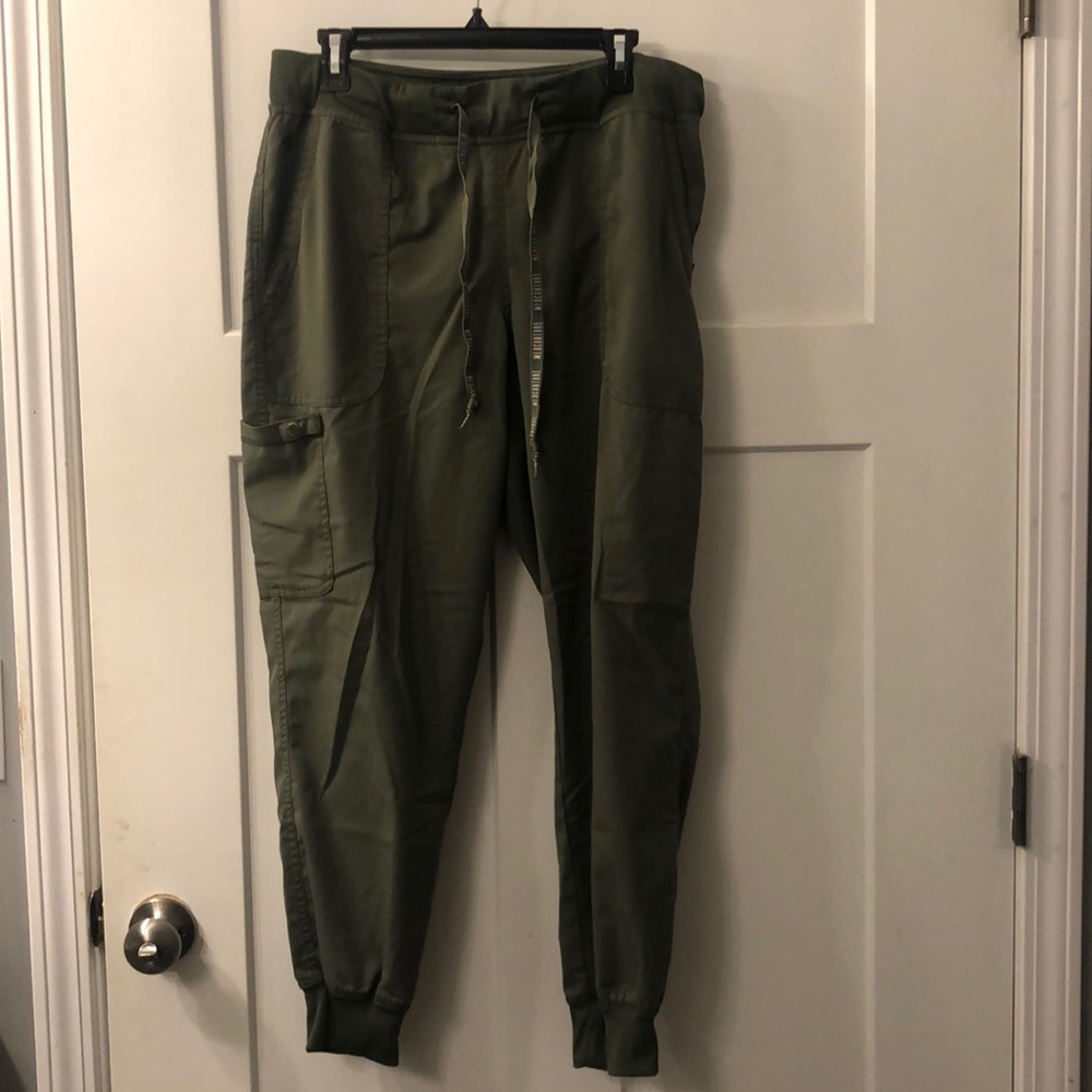 2 pair Medcouture jogger scrub pants